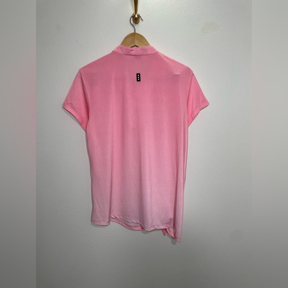 2/$10🌟Jamie sadock shirt size large pink tie front quarter zip golf shirt - Picture 7 of 7
